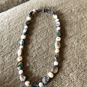 Faux Stone Choker Necklace